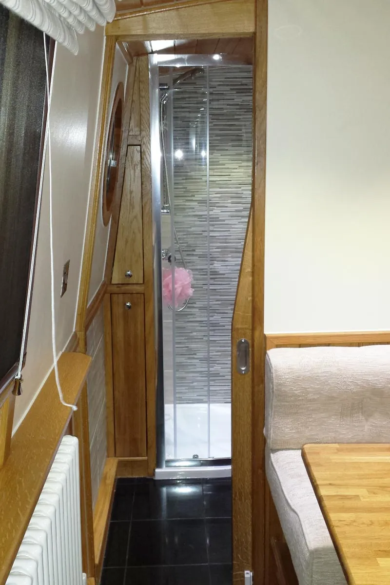 Narrow boat Shower Room