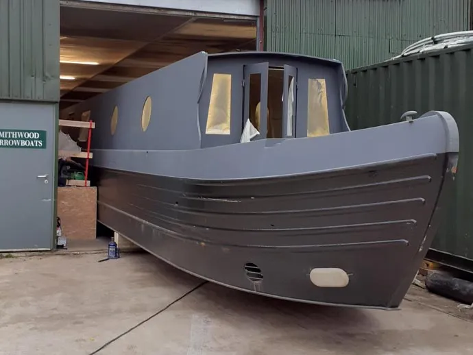 Alexander Hull Narrowboat build