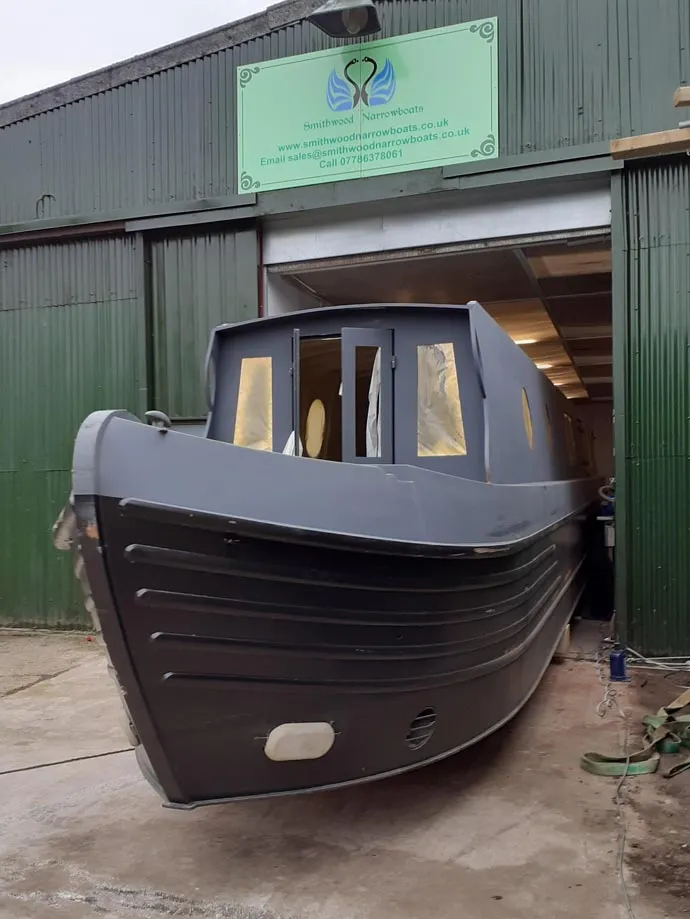 Alexander Hull Narrowboat build